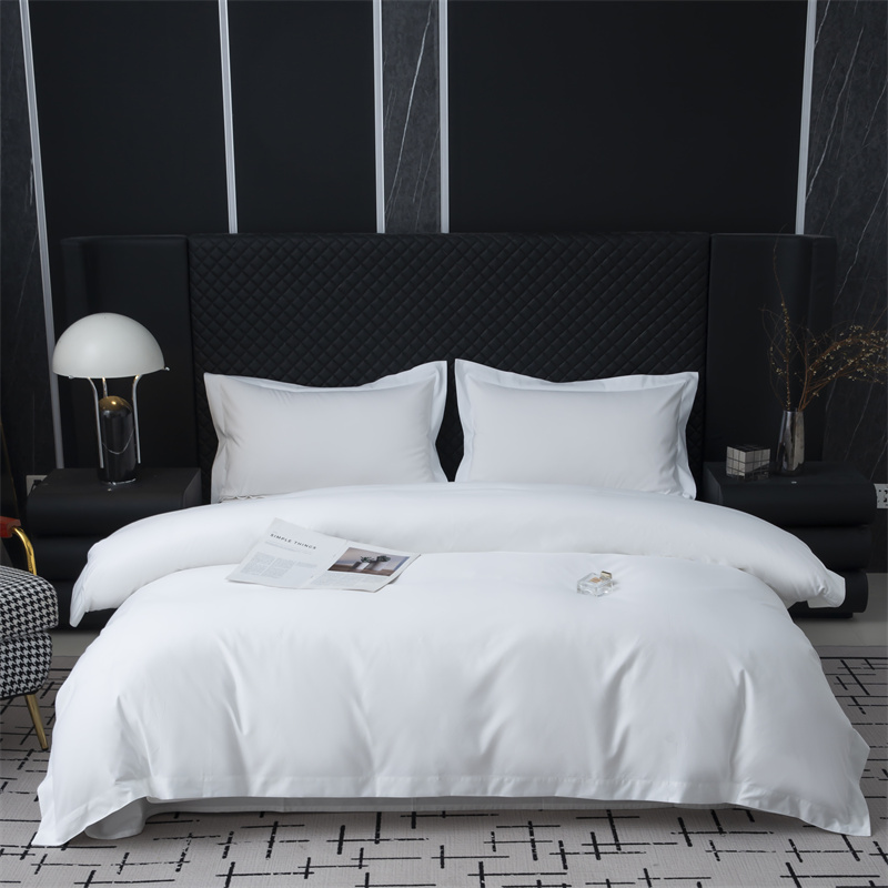 Star Hotel İçin% 50 Pamuk% 50 Polyester 300TC Kumaş Nevresim Takımı