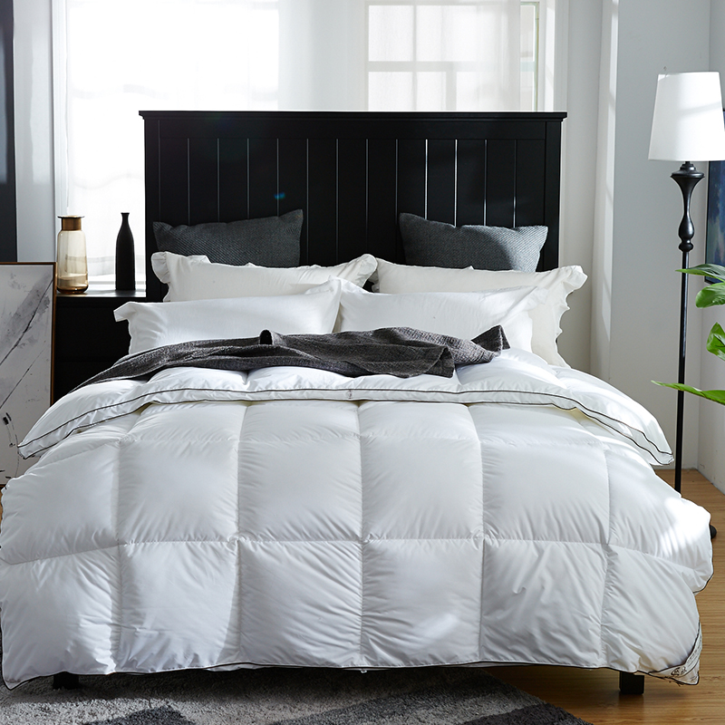 Ördek Tüyü Sıcak Yumuşak Yorgan Biyeli %100 Pamuk