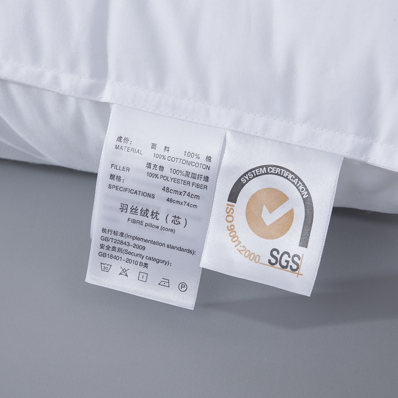 Otel İçin Polyester Sessizlik Kumaş Mikrofiber Dolum Yastığı Otel İçin Polyester Sessizlik Kumaş Mikrofiber Dolum Yastığı